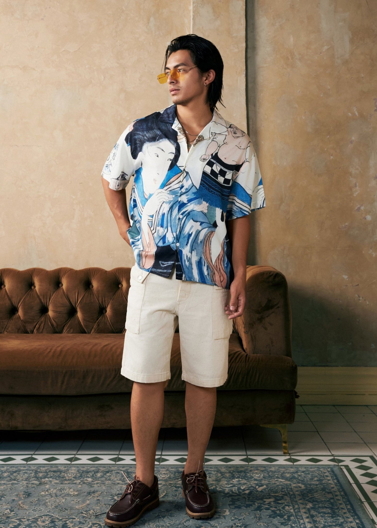 【8月8日 Pre - Order 預售】「鏡岩浜之助」ALOHA SHIRT - Full House Denim & Workshop