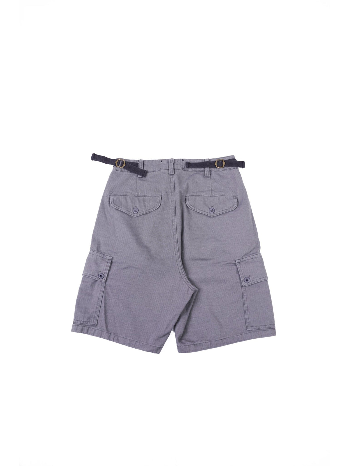 HBT04 Army Shorts 人字紋軍裝短褲 - Full House Denim & Workshop