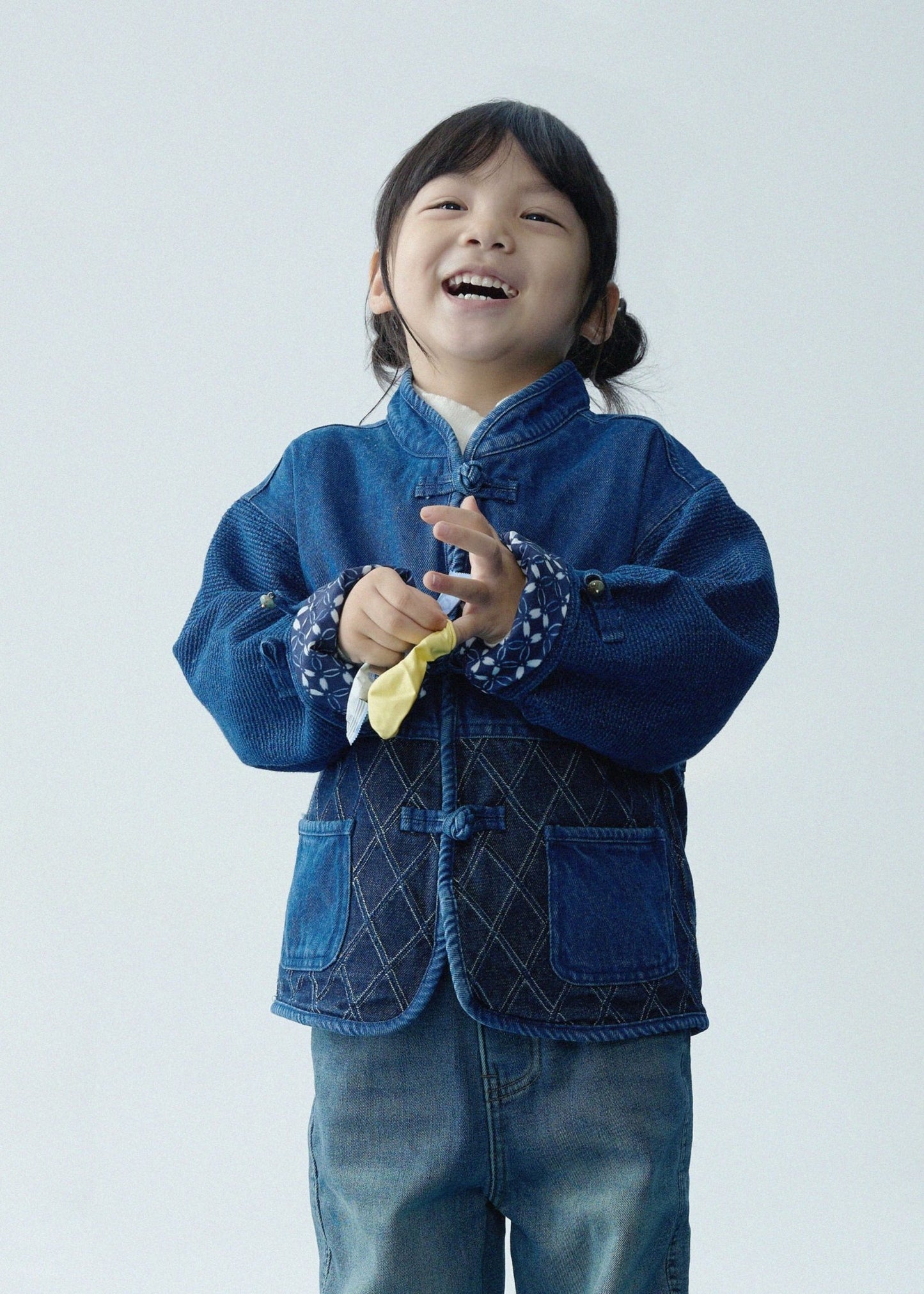 小童款【紺碧瑠璃】Konpeki Kendo KF Kids Jacket - Full House Denim & Workshop