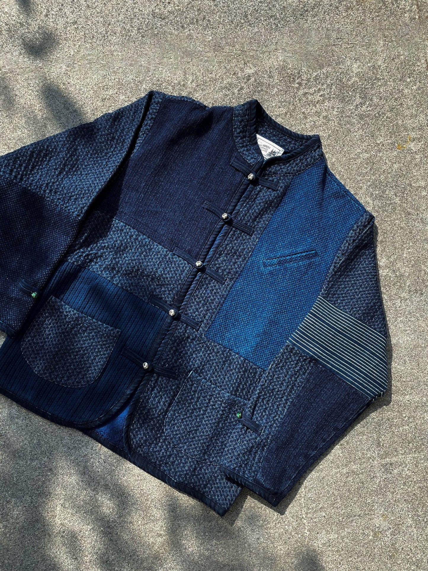 【十週年限定款】 Multi - texture Patchwork KF Jacket - Full House Denim & Workshop