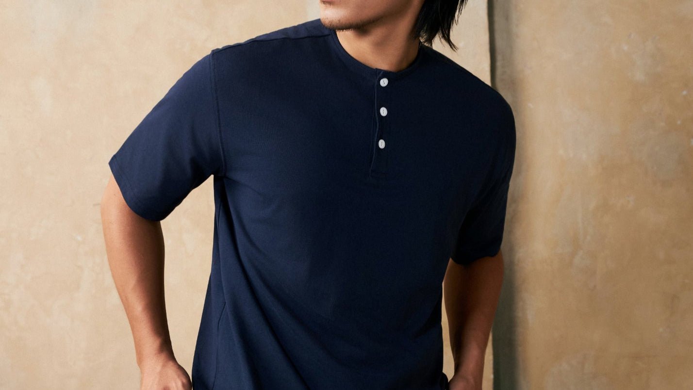 【New Arrival】東瀛八色亨利領T-Shirt【買二送一】Traditional 8 Colors of Japan Henley T-Shirt【Buy 2 Get 1 Free】挑選三件自動折扣 - Full House Denim & Workshop