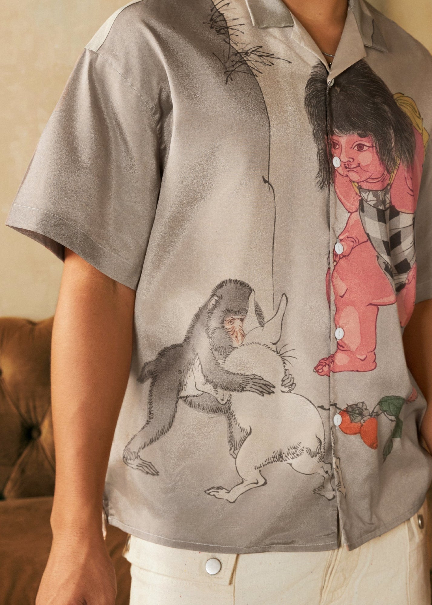 【Pre - order 預售】【Limited Edition】「金時山的月亮」ALOHA SHIRT - Full House Denim & Workshop