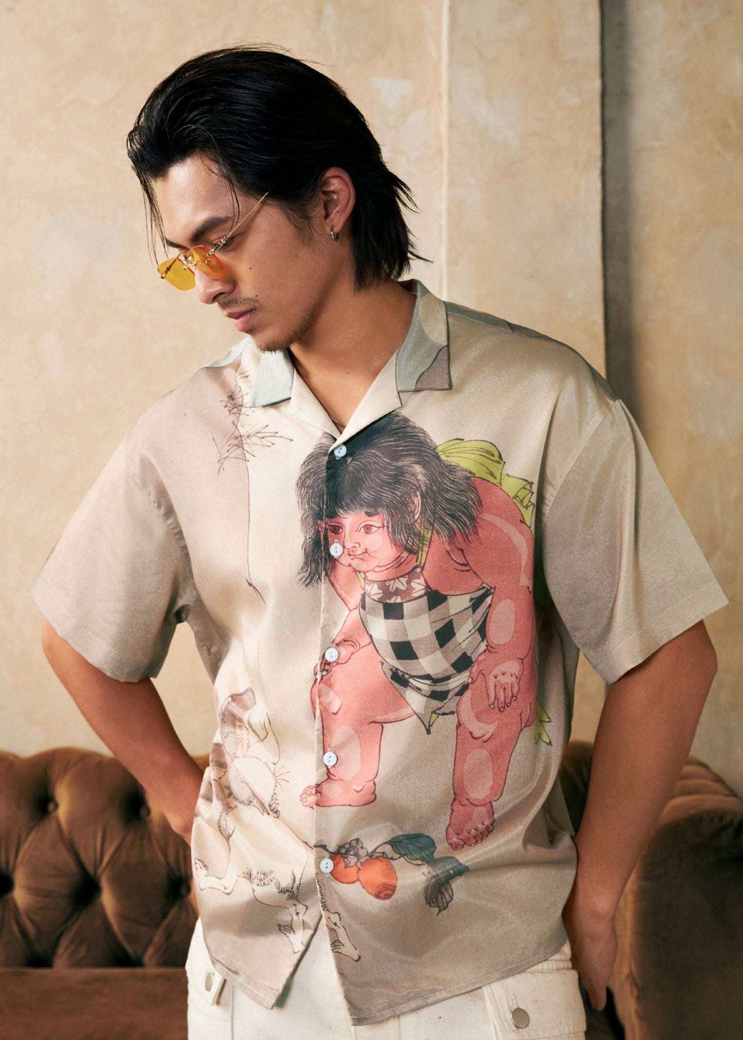 【Pre - order 預售】【Limited Edition】「金時山的月亮」ALOHA SHIRT - Full House Denim & Workshop