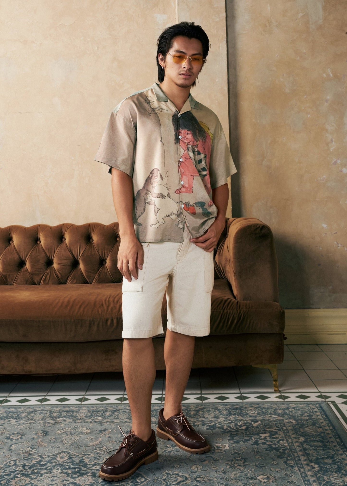 【Pre - order 預售】【Limited Edition】「金時山的月亮」ALOHA SHIRT - Full House Denim & Workshop