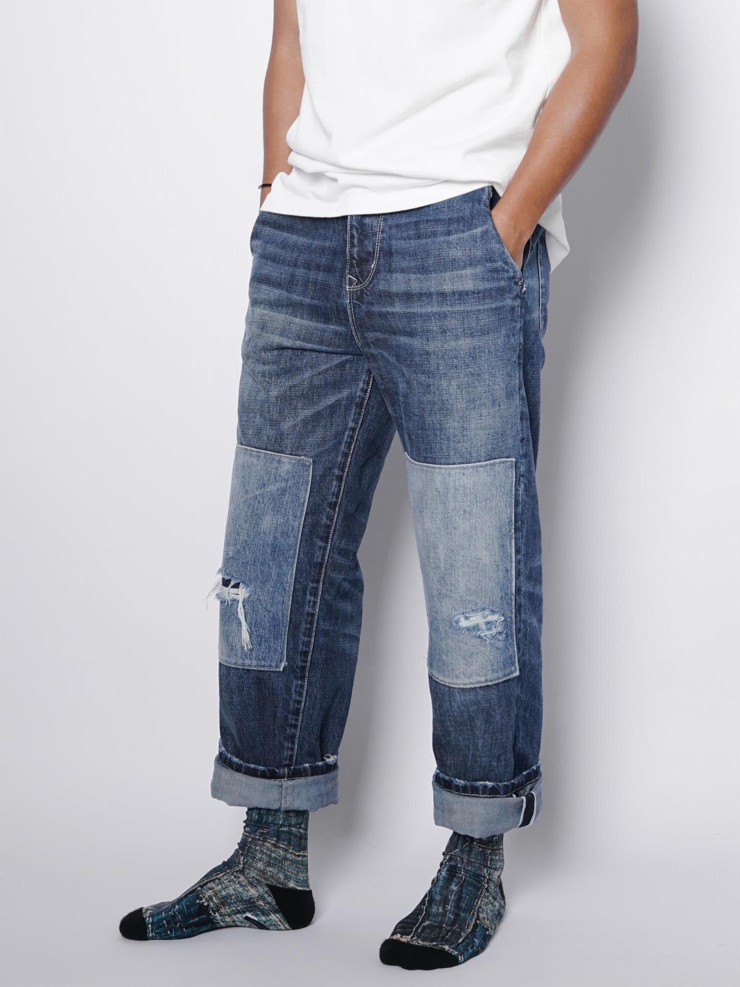 FH02 Damaged Washed Jeans Series【Type A】 – Full House 