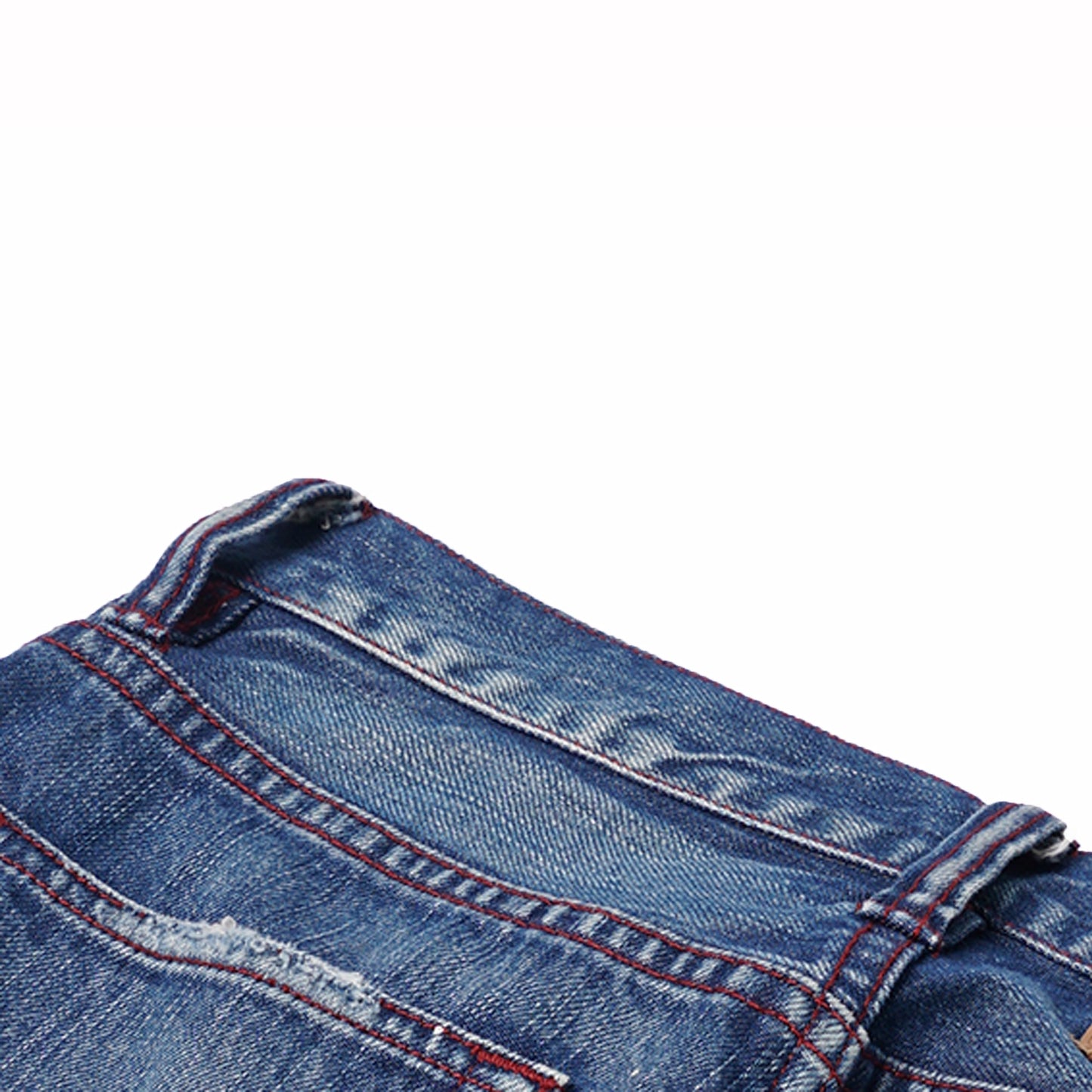 【訂製】No.29 Damaged Washed Slim Fit Jeans