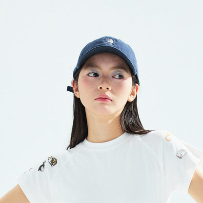 【Navy】Happy Rabbit Cap