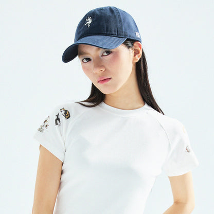【Navy】Happy Rabbit Cap