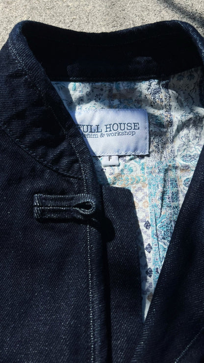12月19日 晚上9點 開啟預購【藍御納戶銀織】Aionando Denim KF Jacket - Full House Denim & Workshop