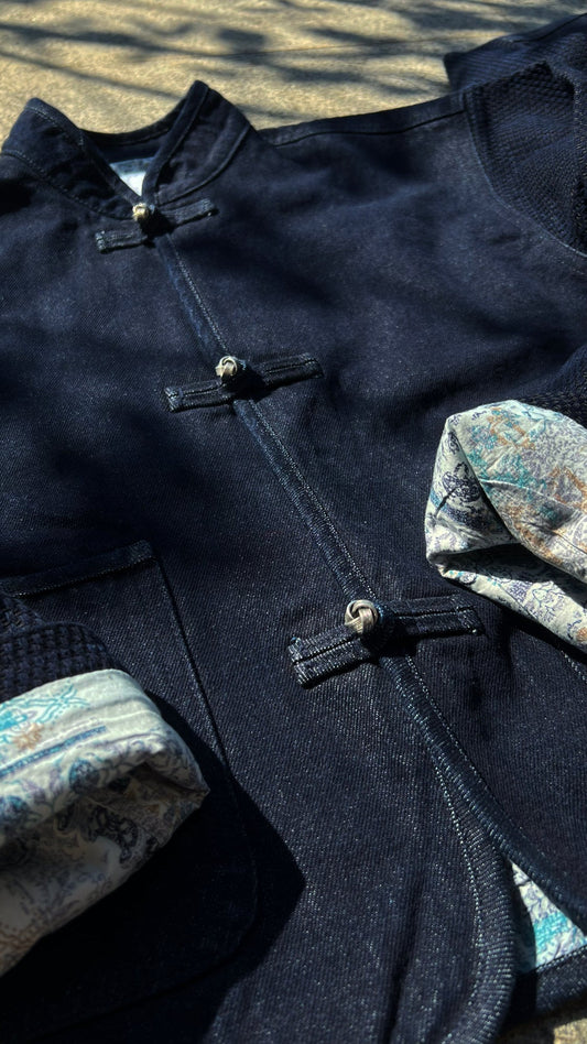 12月19日 晚上9點 開啟預購【藍御納戶銀織】Aionando Denim KF Jacket - Full House Denim & Workshop