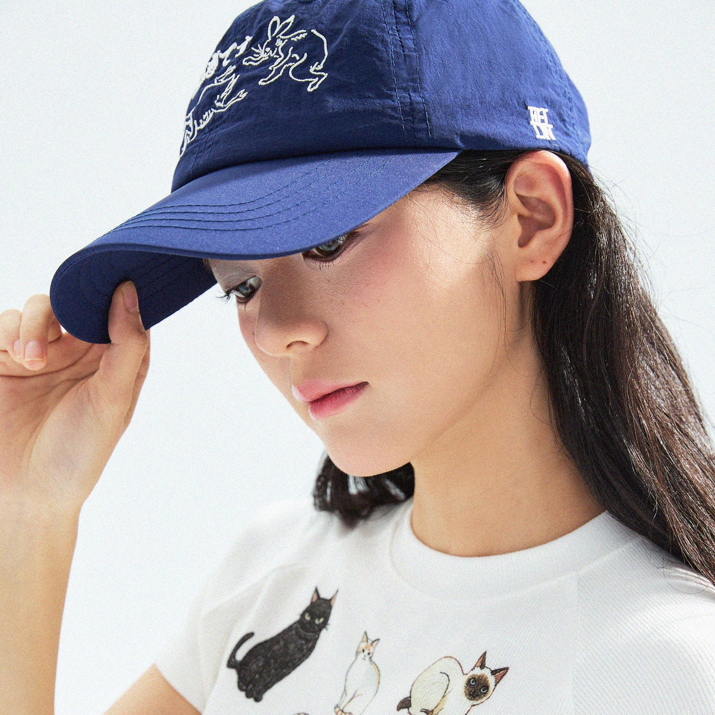 【Blue】迷惑です Taslan Nylon Cap