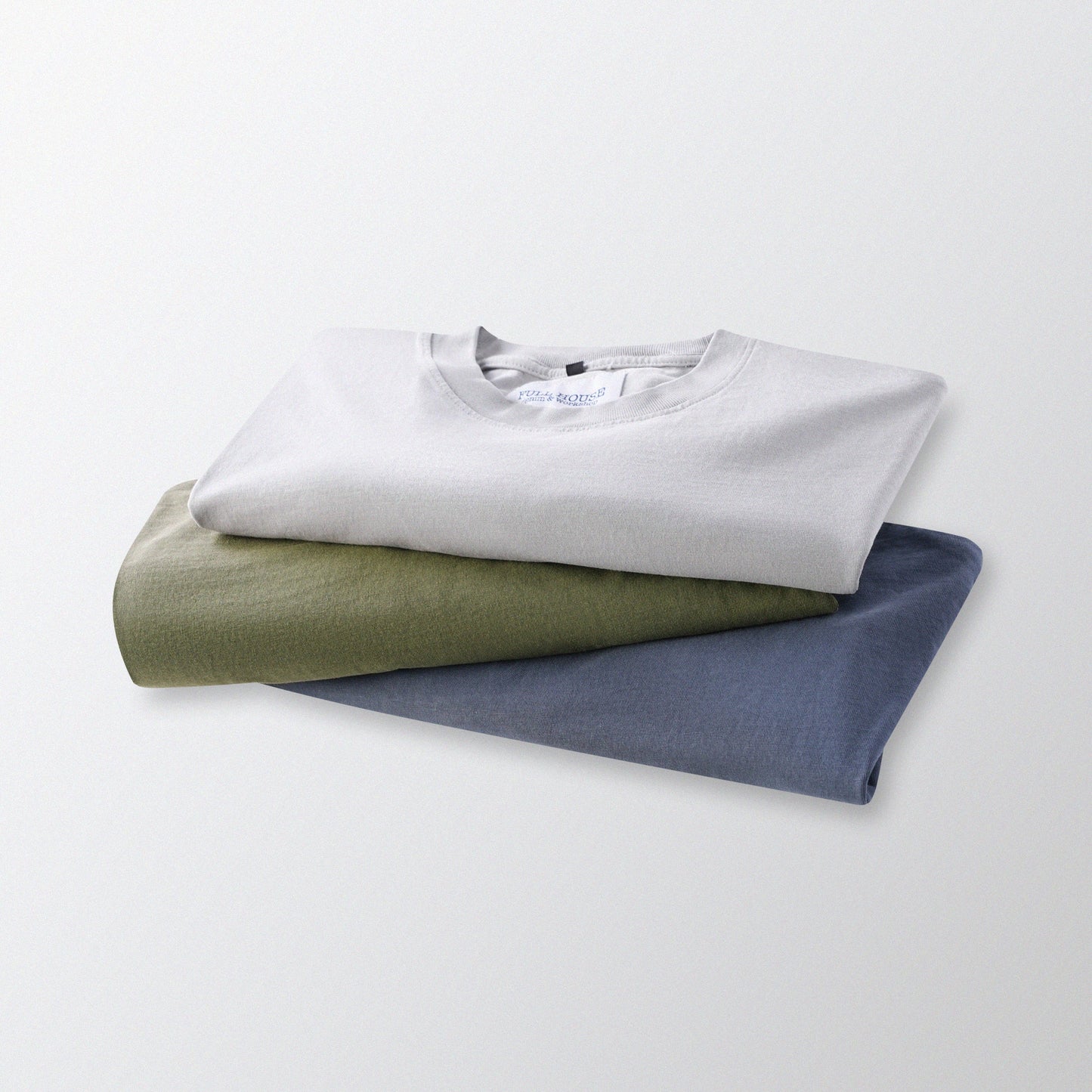 「貓姿二十一」寬鬆箱形 Boxy Tee (橄欖綠)