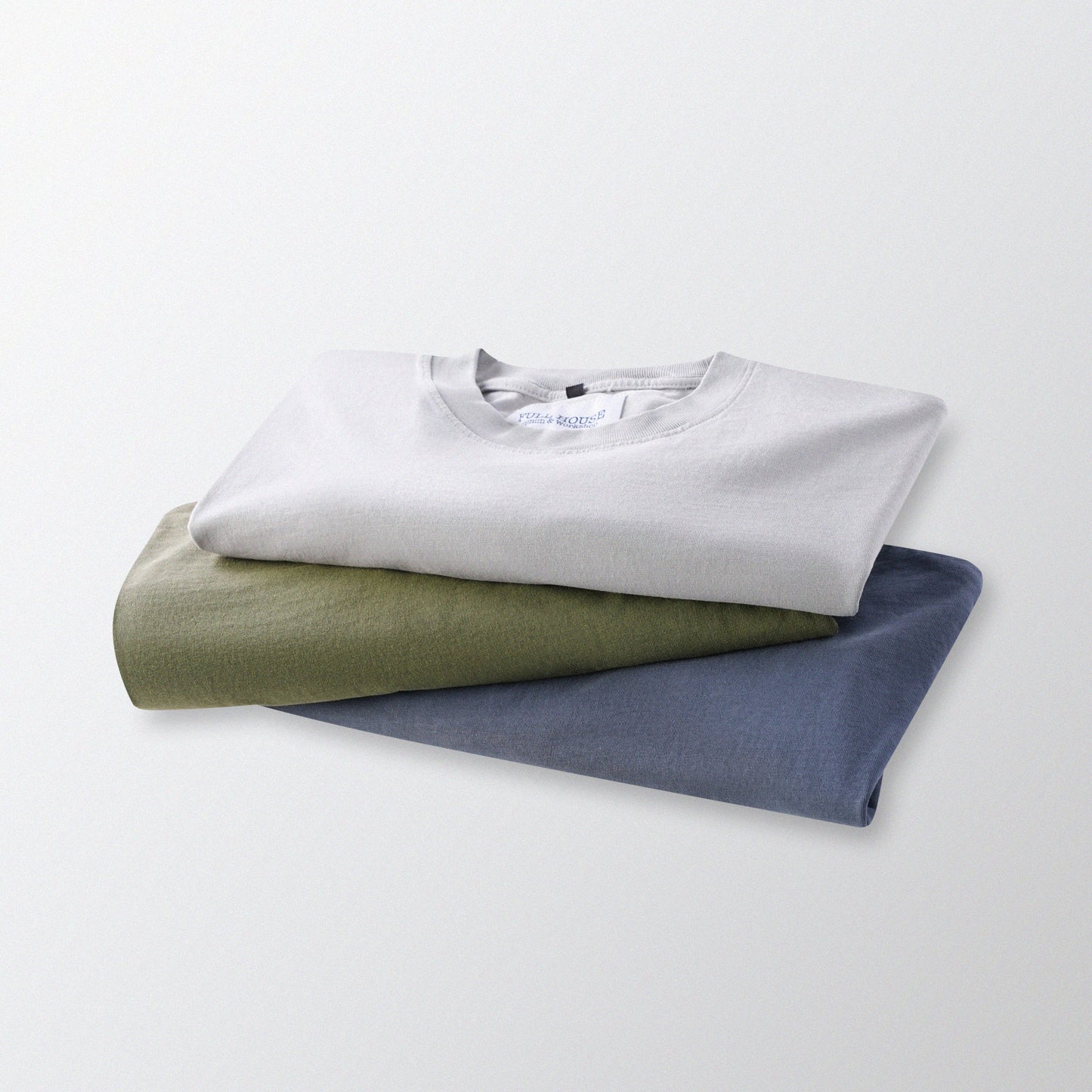 「貓姿二十一」寬鬆箱形 Boxy Tee (淺灰色)