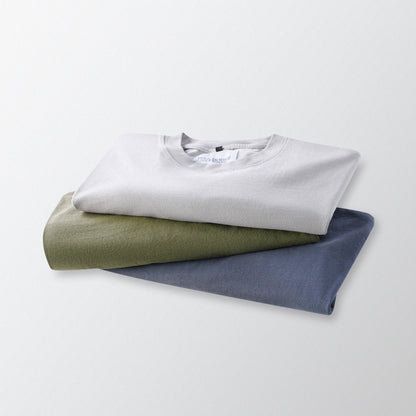 「貓姿二十一」寬鬆箱形 Boxy Tee (淺灰色)