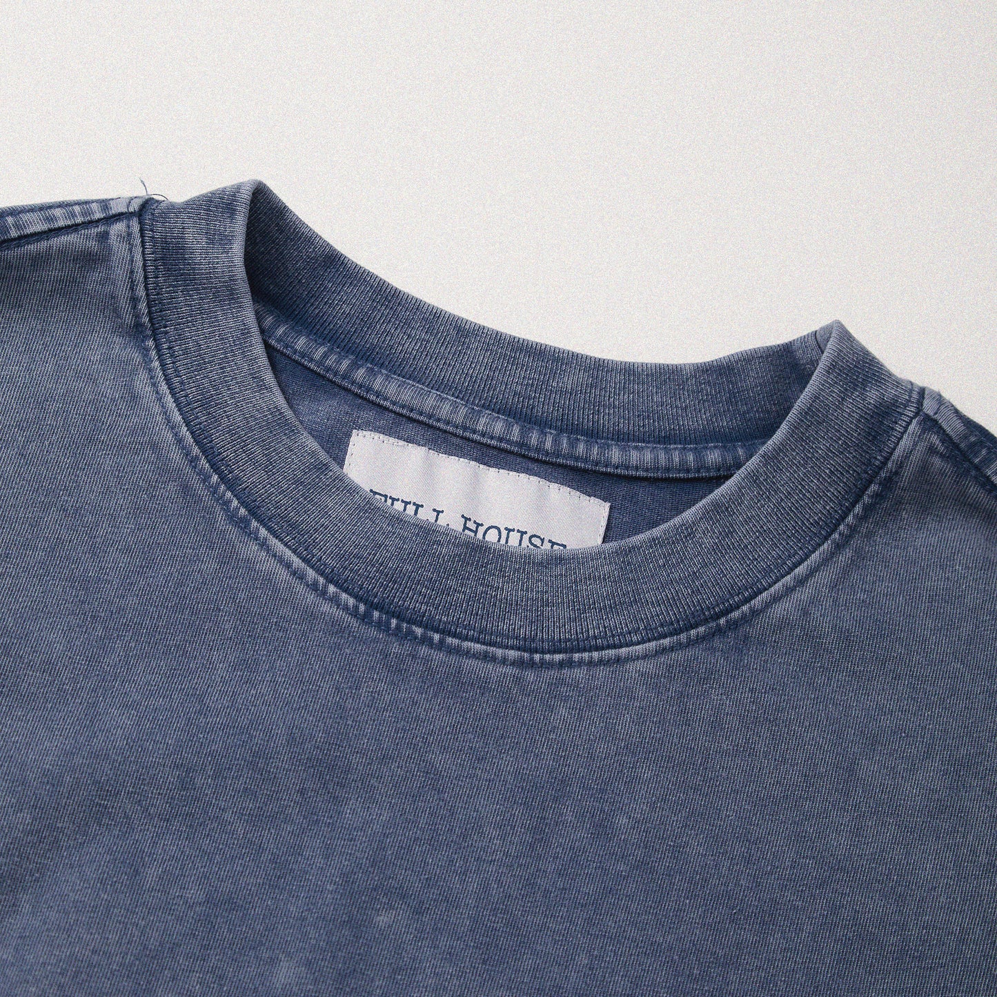 【勝つい戦馬】Ukiyo-e Horse Pattern Long Sleeves T-Shirt (Indigo)