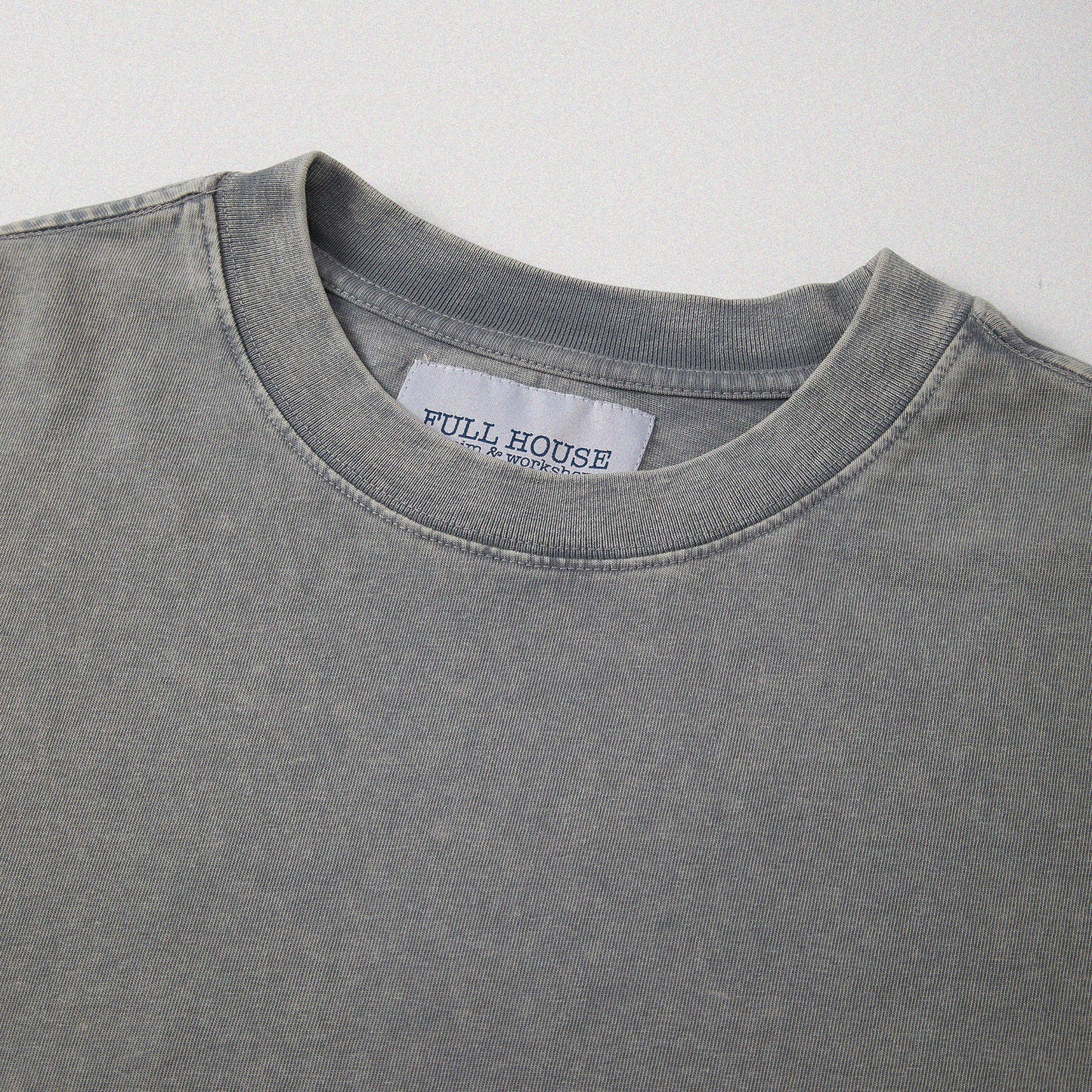 【勝つい戦馬】Ukiyo-e Horse Pattern Long Sleeves T-Shirt (Grey)