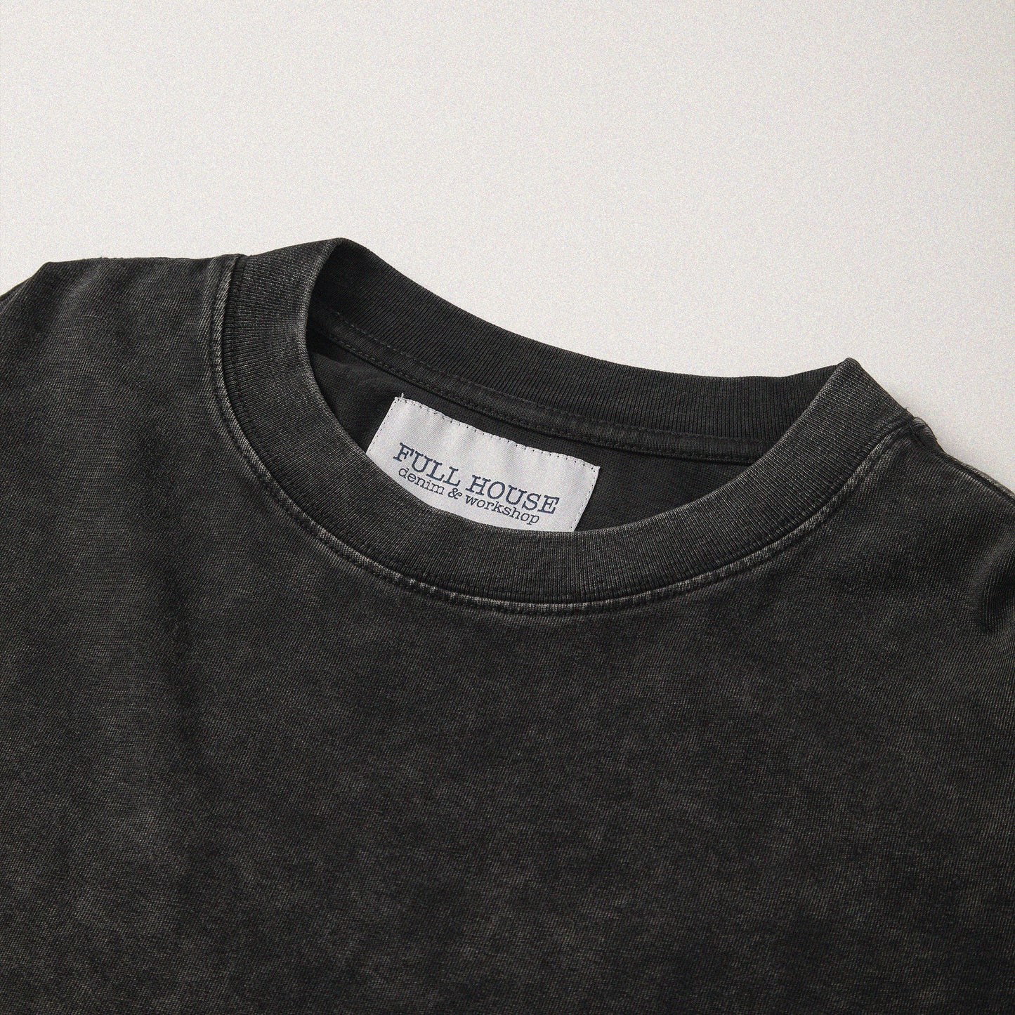 【勝つい戦馬】Ukiyo-e Horse Pattern Long Sleeves T-Shirt (Charcoal)