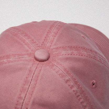 【Pink】Hold A Full House Washed Cap