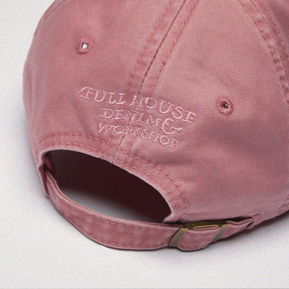 【Pink】Hold A Full House Washed Cap