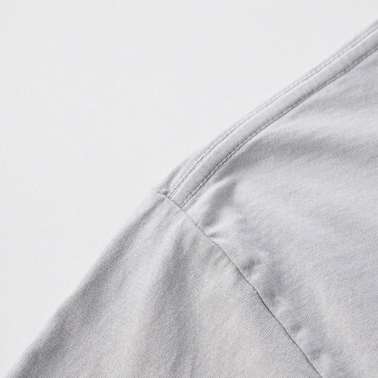 「貓姿二十一」寬鬆箱形 Boxy Tee (淺灰色)