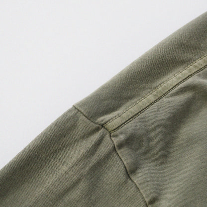 「貓姿二十一」寬鬆箱形 Boxy Tee (橄欖綠)