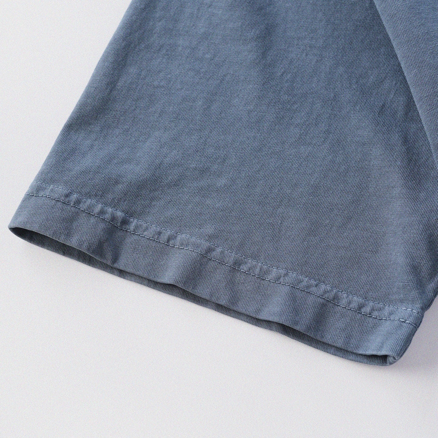 「貓姿二十一」寬鬆箱形 Boxy Tee (灰藍色)