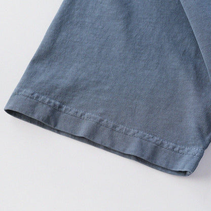 「貓姿二十一」寬鬆箱形 Boxy Tee (灰藍色)
