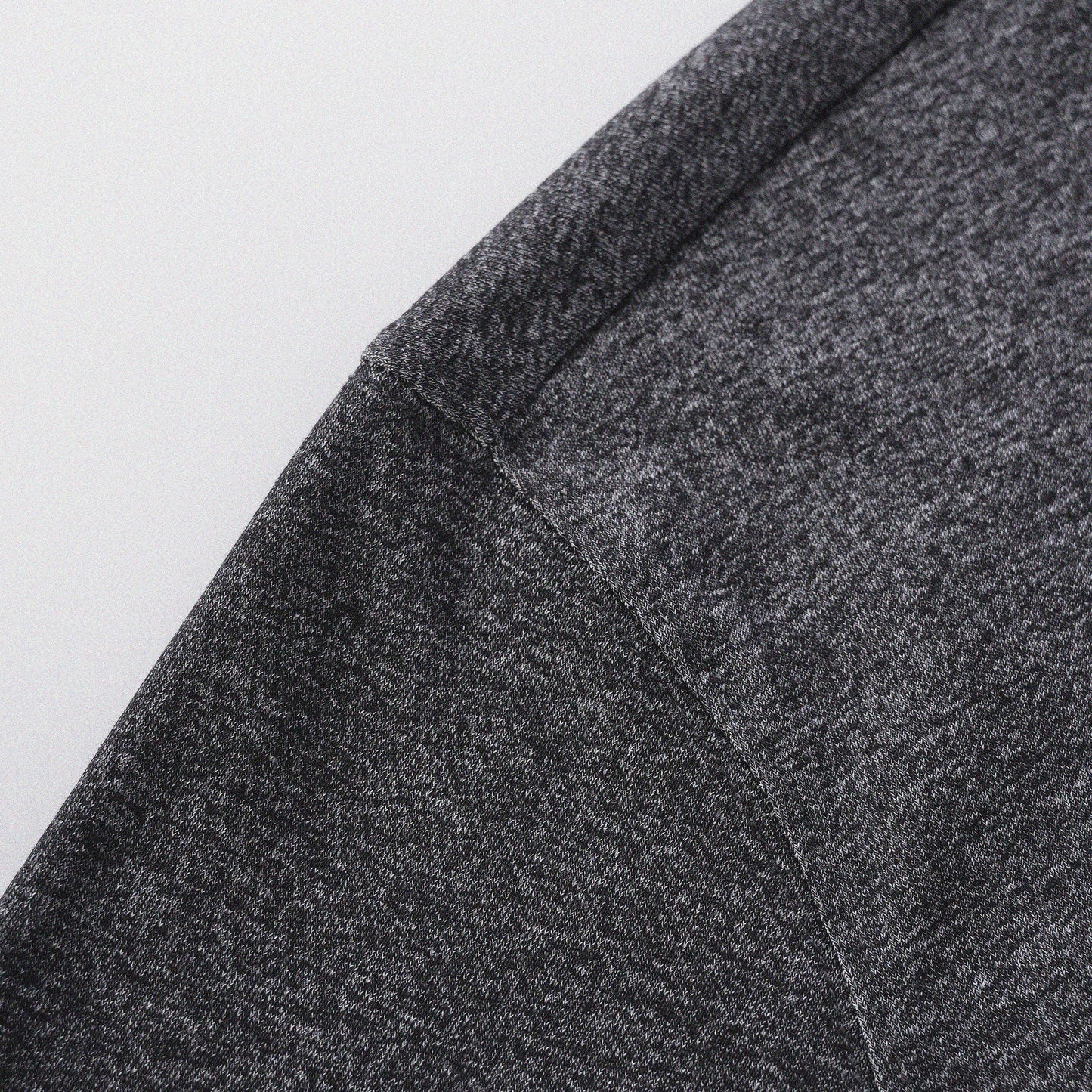 胡椒鹽冷感亨利領T-Shirt（黑色）Salt & Pepper Cooling Henley T-Shirt（Black）