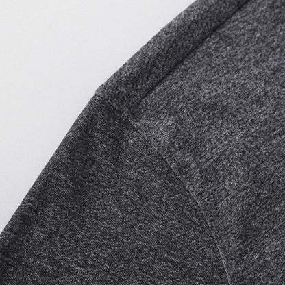 胡椒鹽冷感亨利領T-Shirt（黑色）Salt & Pepper Cooling Henley T-Shirt（Black）