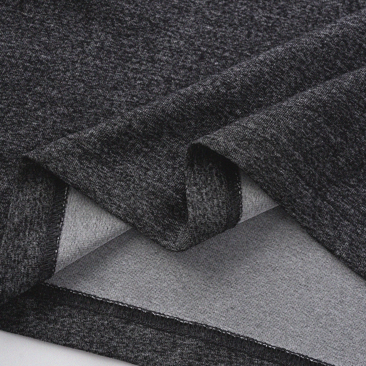胡椒鹽冷感亨利領T-Shirt（黑色）Salt & Pepper Cooling Henley T-Shirt（Black）