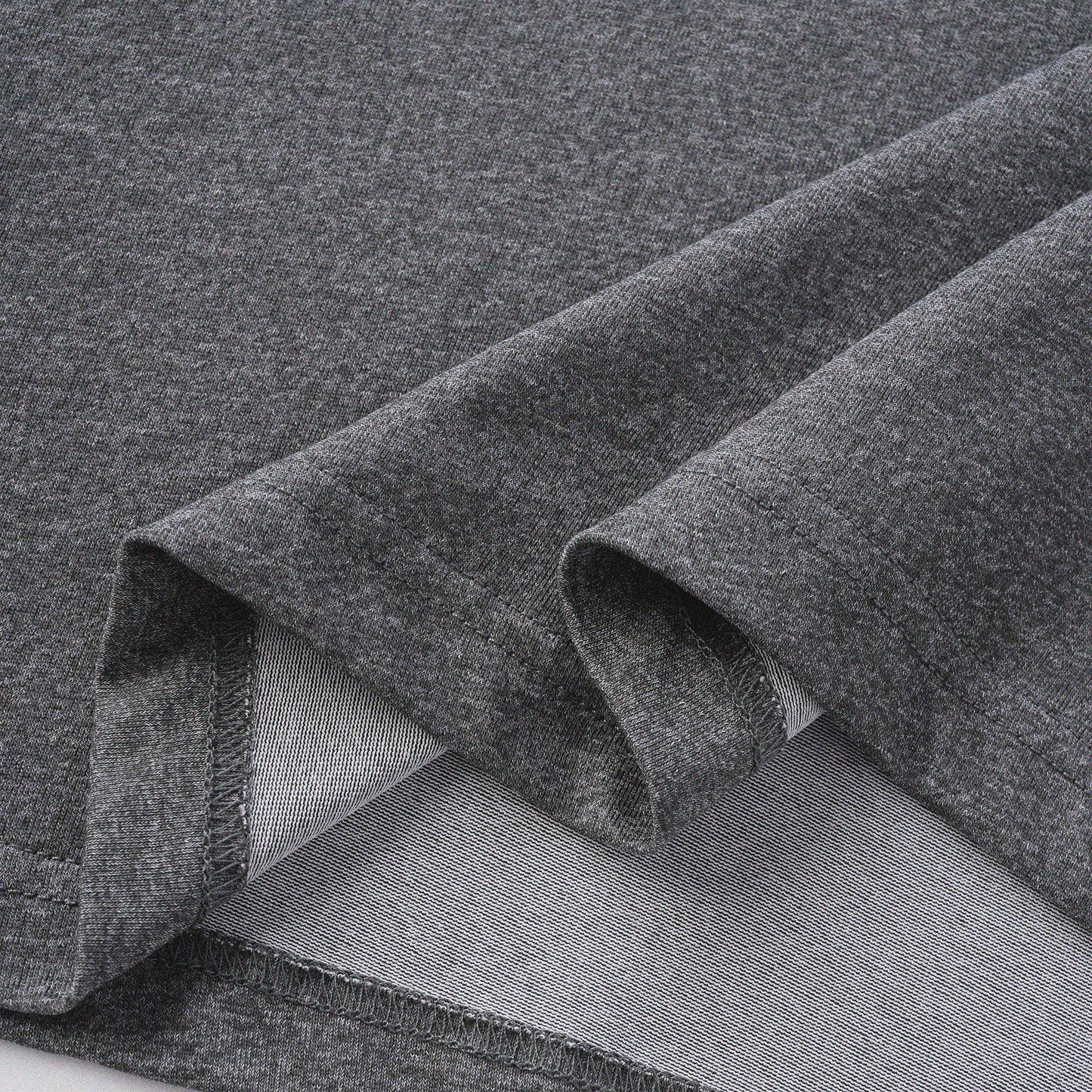 胡椒鹽冷感亨利領T-Shirt（灰色）Salt & Pepper Cooling Henley T-Shirt（GRAY）
