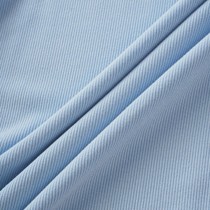 [Shoulder Ver.] Cat‘s Pose Ribbed Raglan T-shirt（Baby Blue）
