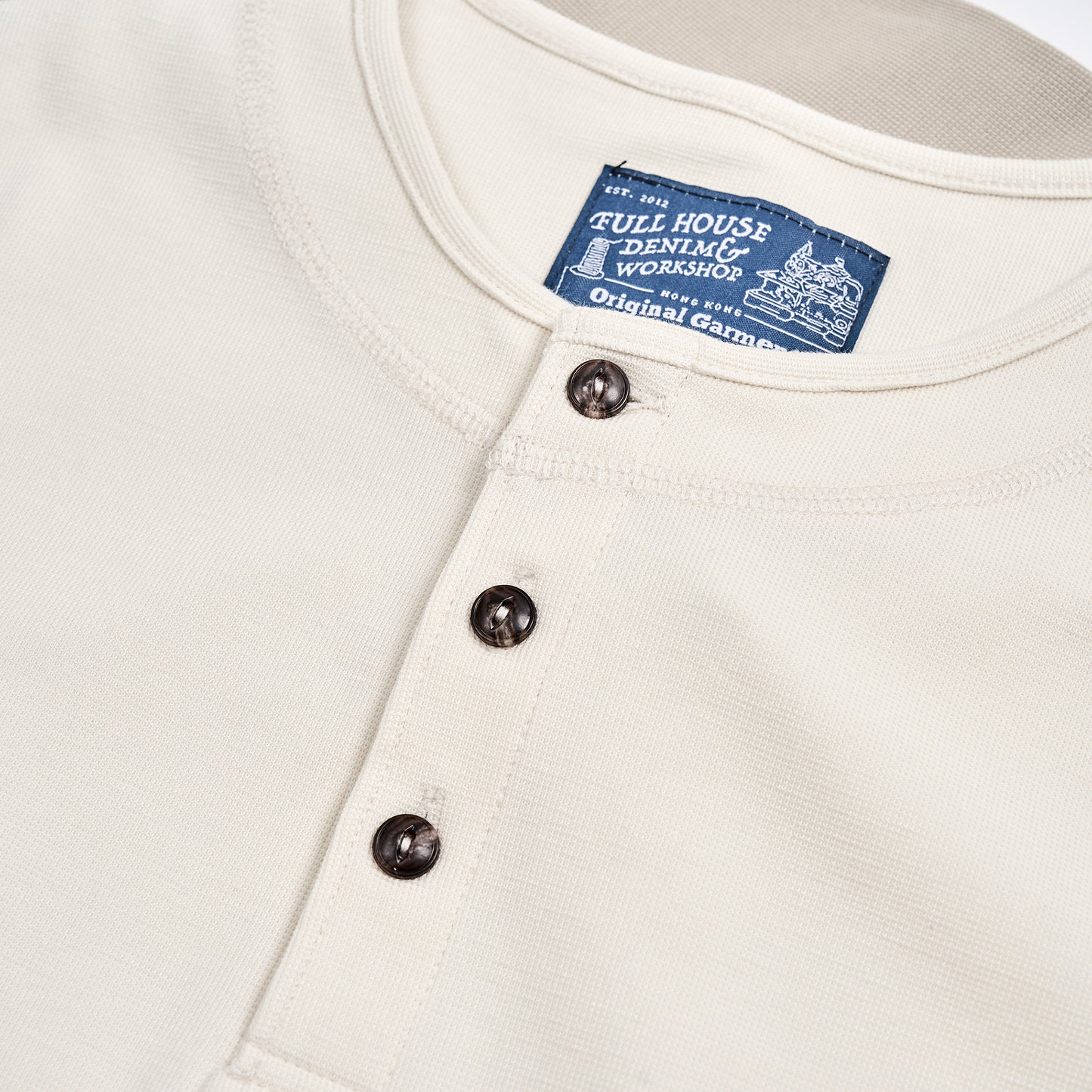 Extreme Soft Cotton Henley T-Shirt 高密柔軟棉亨利領T-Shirt【女版短身款】