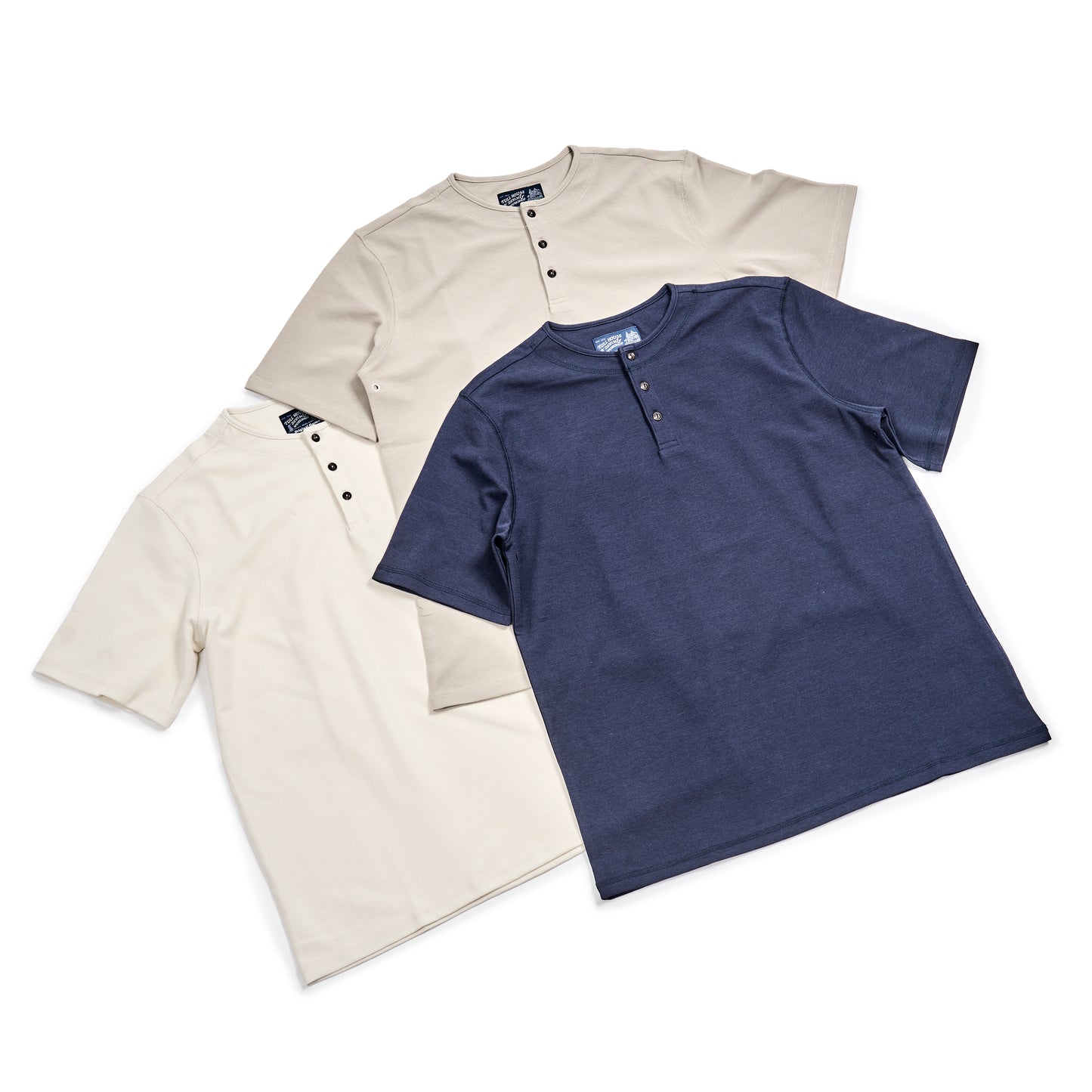 Extreme Soft Cotton Henley T-Shirt 高密柔軟棉亨利領T-Shirt【男版標準款】