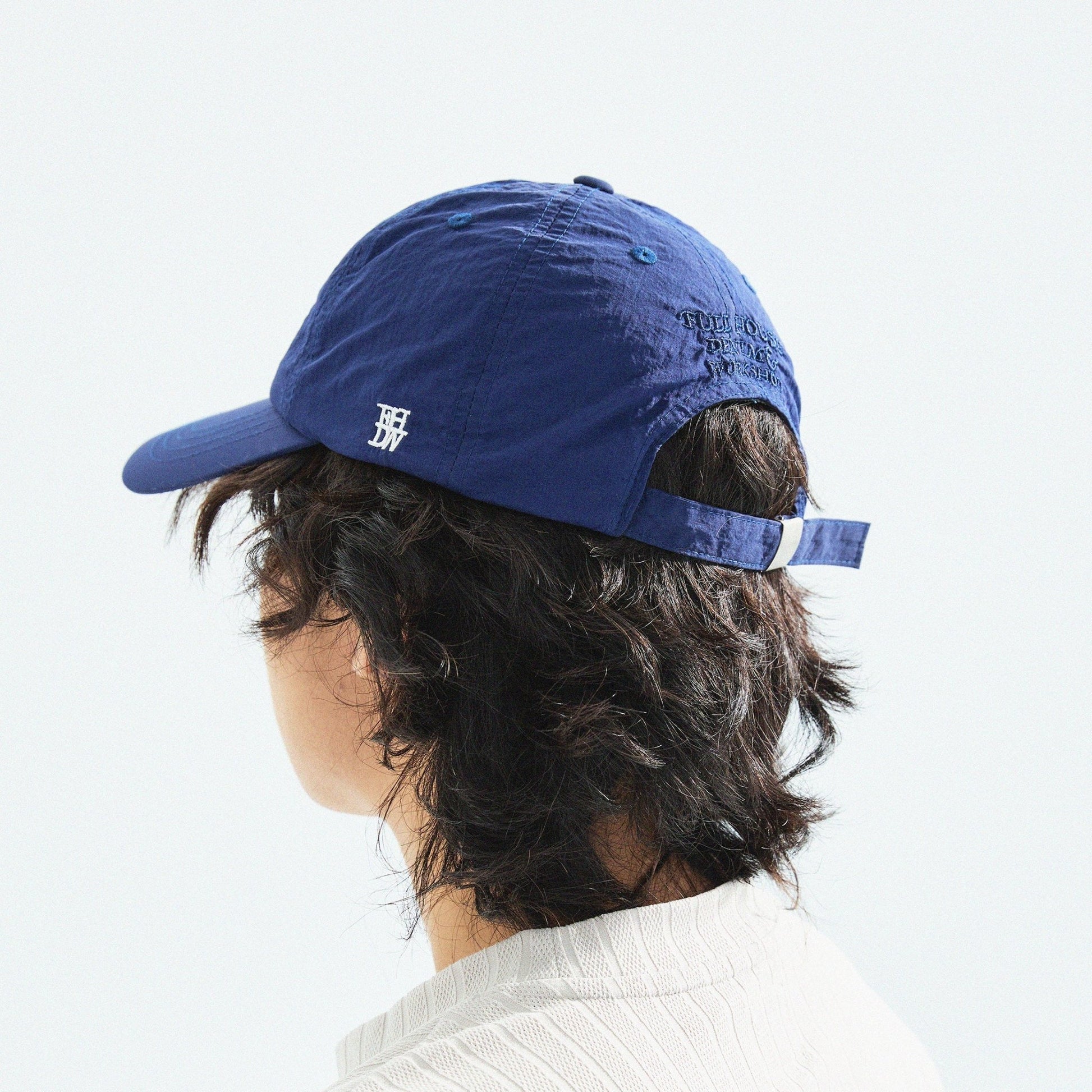 【Blue】迷惑です Taslan Nylon Cap - Full House Denim & Workshop