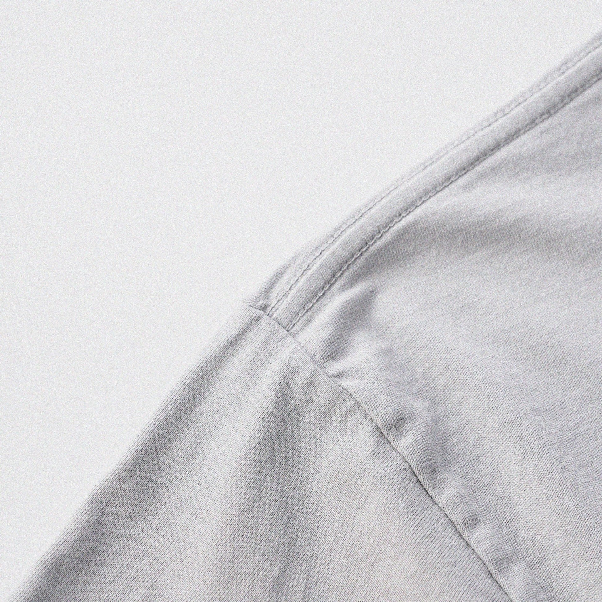 「貓姿二十一」寬鬆箱形 Boxy Tee (淺灰色) - Full House Denim & Workshop