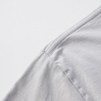 「貓姿二十一」寬鬆箱形 Boxy Tee (淺灰色) - Full House Denim & Workshop