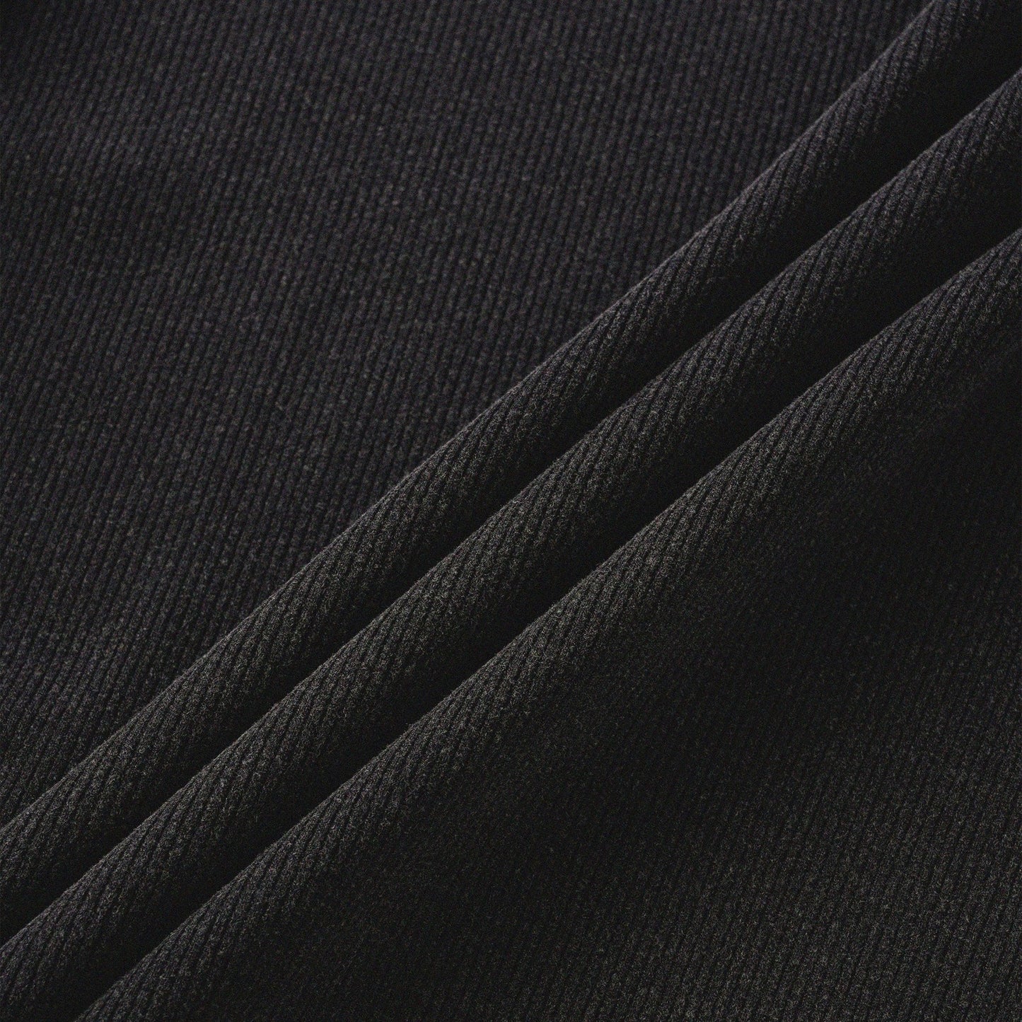 Cat‘s Pose Ribbed Raglan T-shirt（Black） - Full House Denim & Workshop