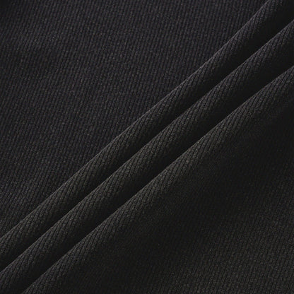 Cat‘s Pose Ribbed Raglan T-shirt（Black） - Full House Denim & Workshop