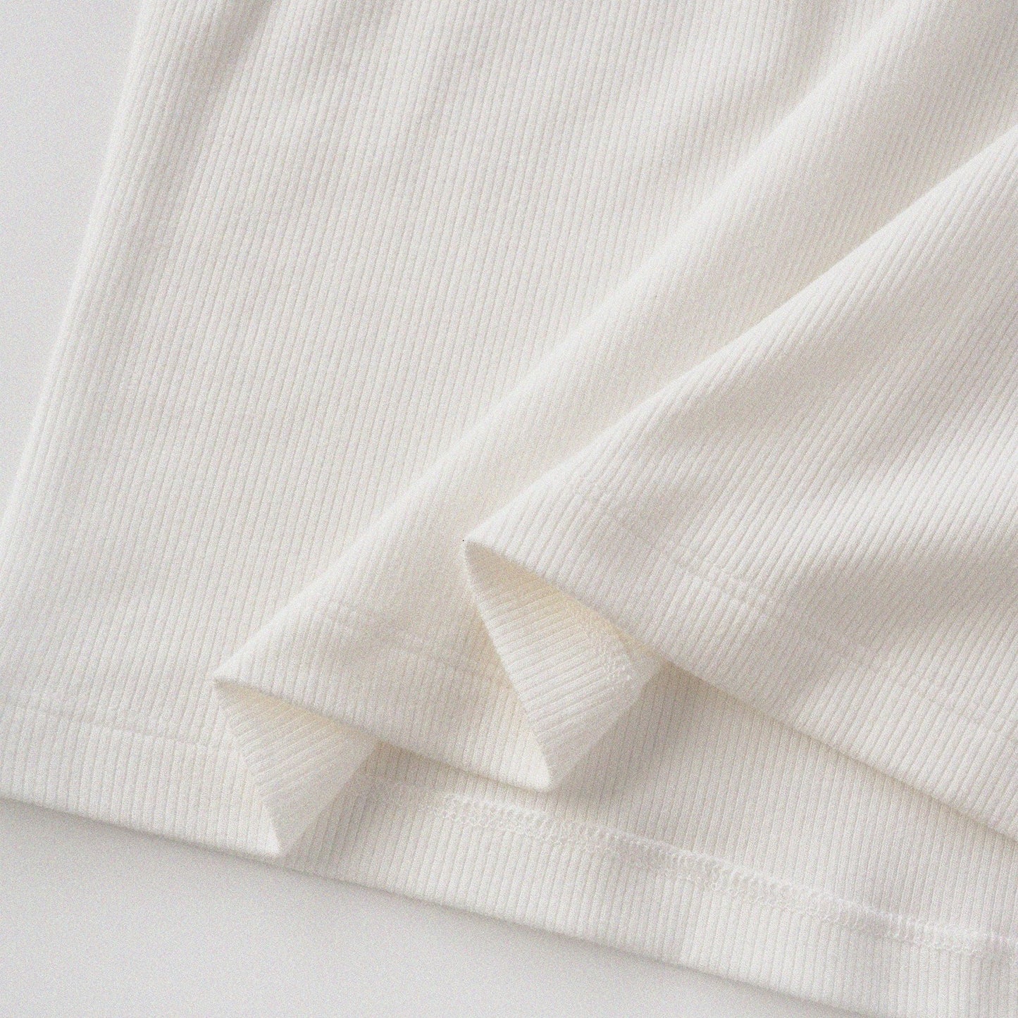 Cat‘s Pose Ribbed Raglan T-shirt（Off White） - Full House Denim & Workshop