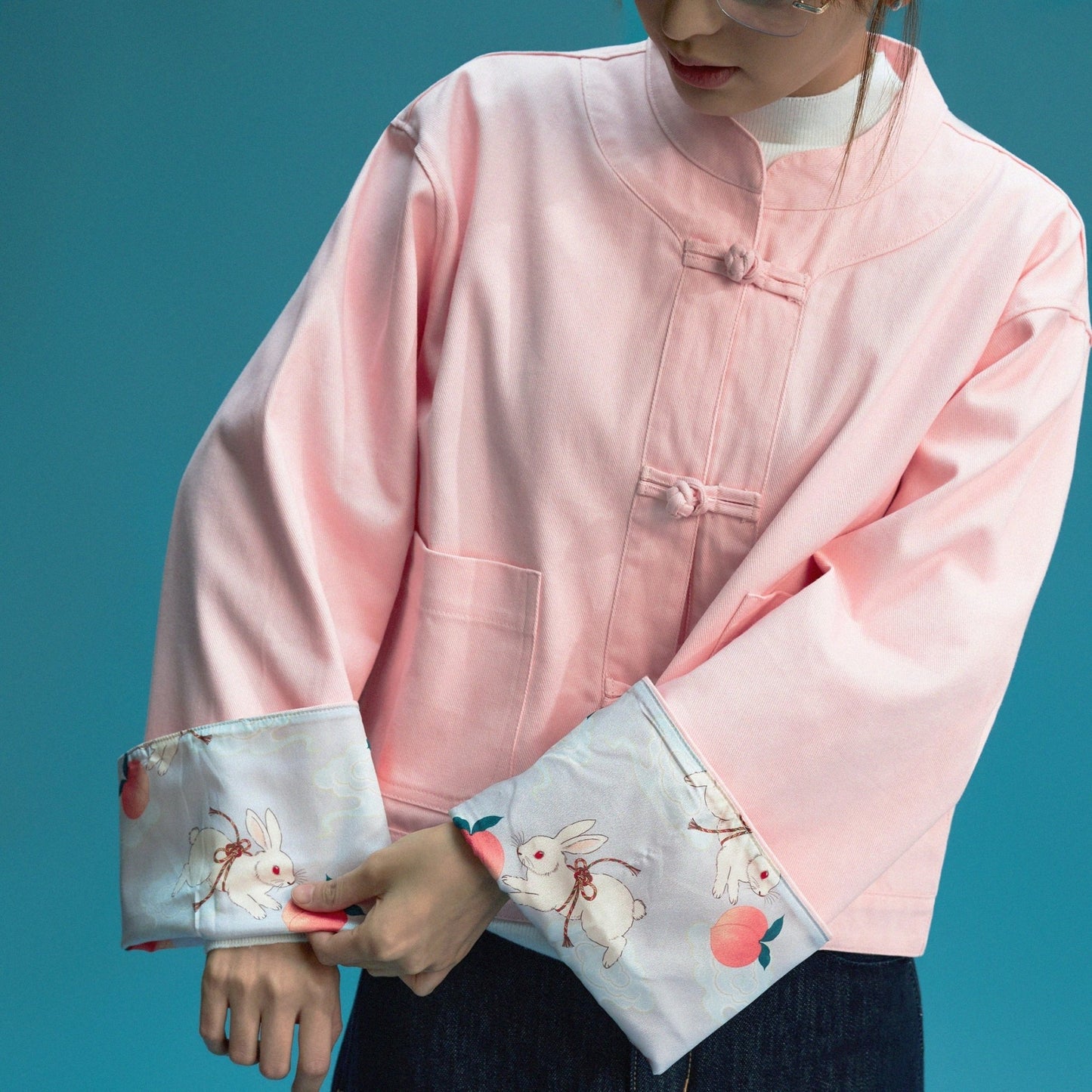 【御所染雪菟】Goshozome Rabbit Denim KF Jacket - Full House Denim & Workshop