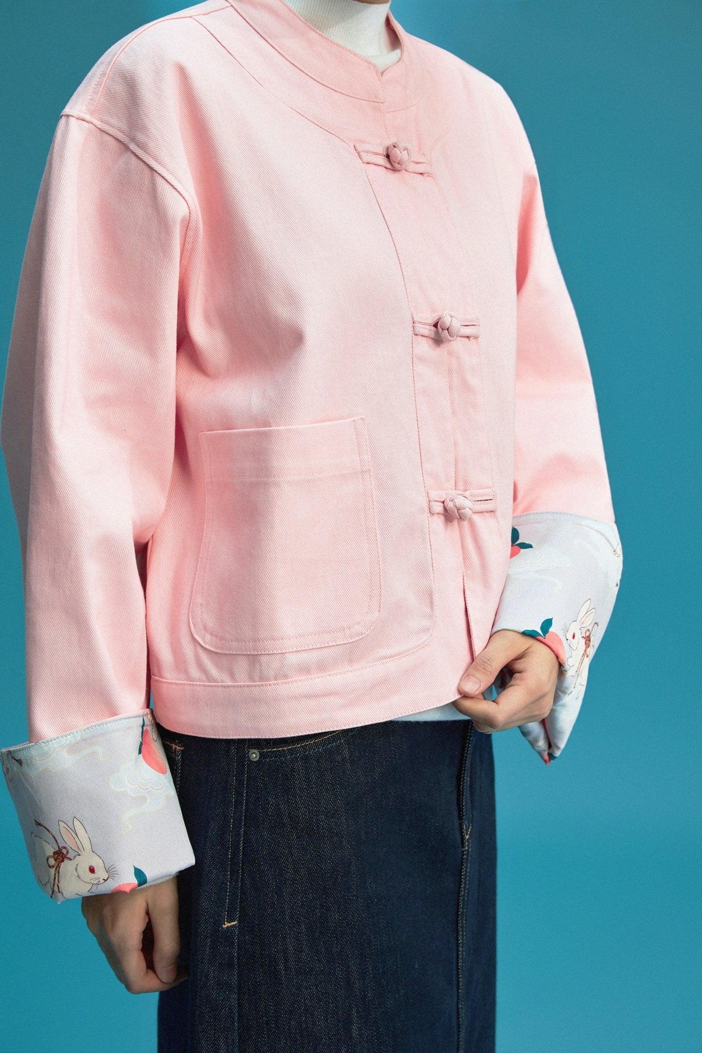 【御所染雪菟】Goshozome Rabbit Denim KF Jacket - Full House Denim & Workshop