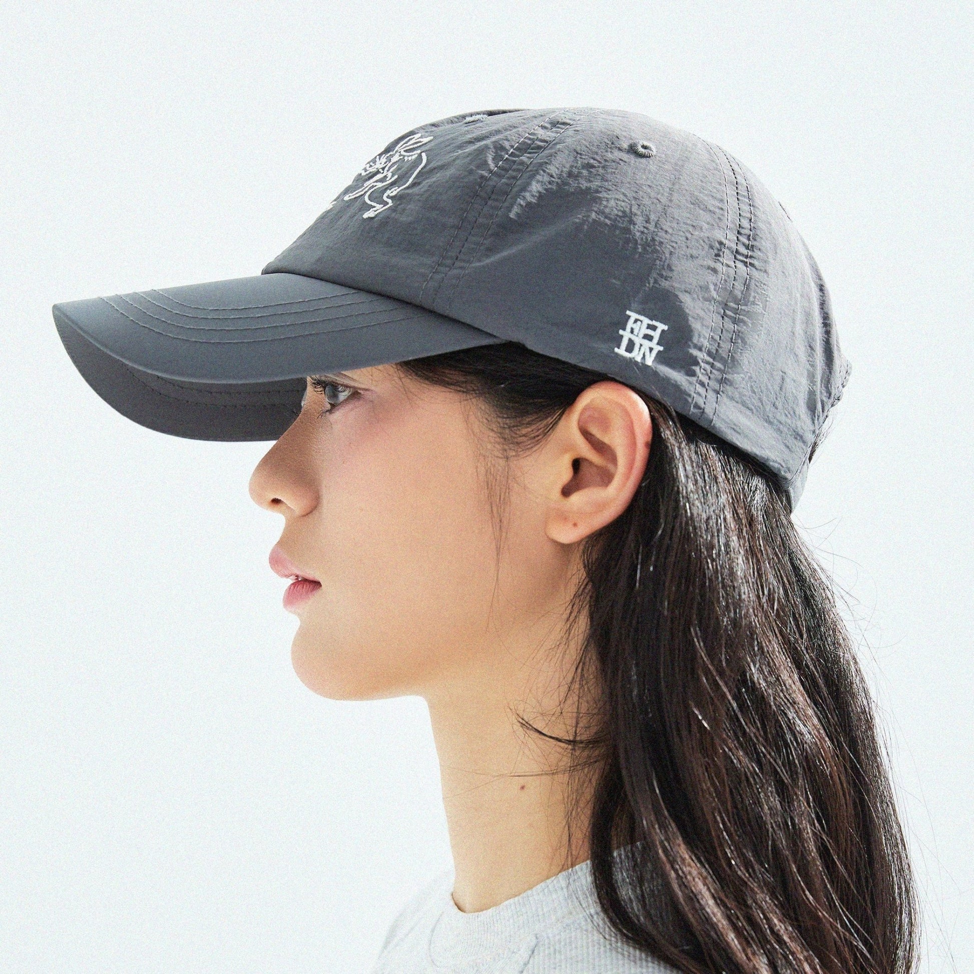 【Grey】迷惑です Taslan Nylon Cap - Full House Denim & Workshop