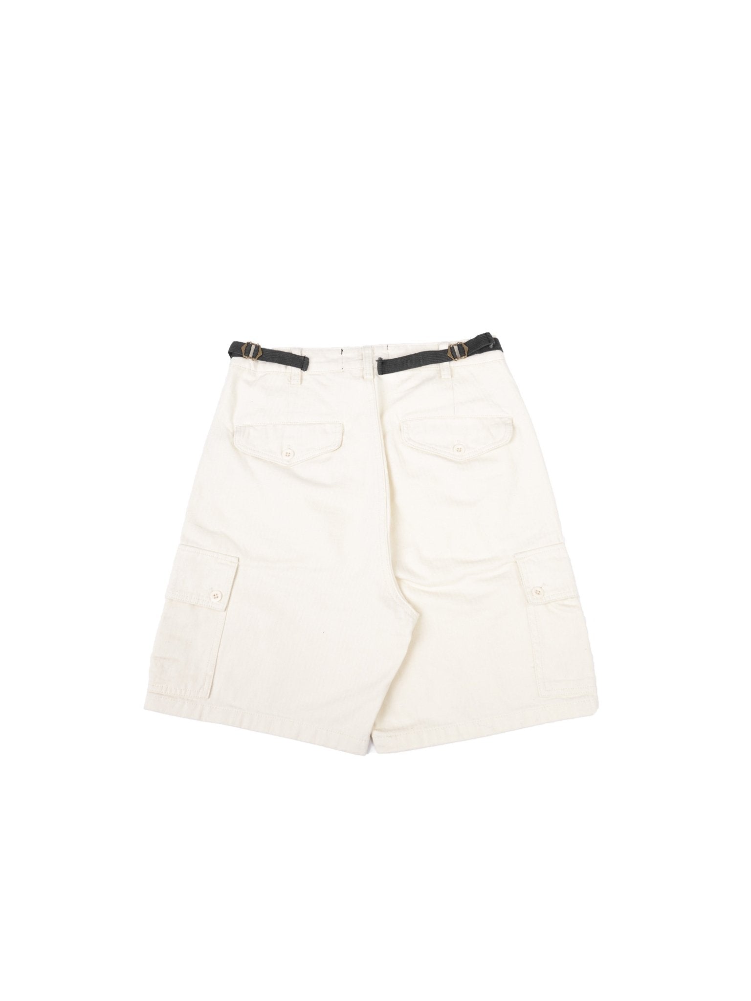HBT04 Army Shorts 人字紋軍裝短褲 - Full House Denim & Workshop
