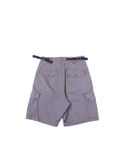 HBT04 Army Shorts 人字紋軍裝短褲 - Full House Denim & Workshop