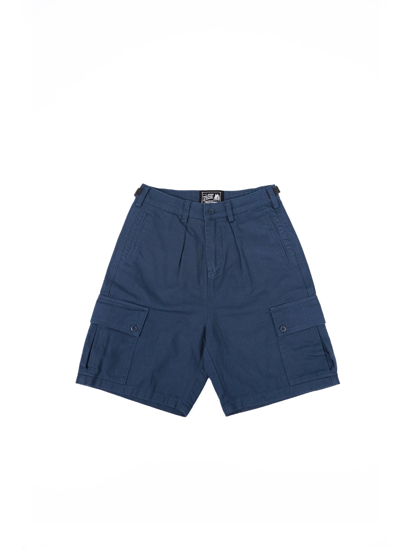 HBT04 Army Shorts 人字紋軍裝短褲 - Full House Denim & Workshop