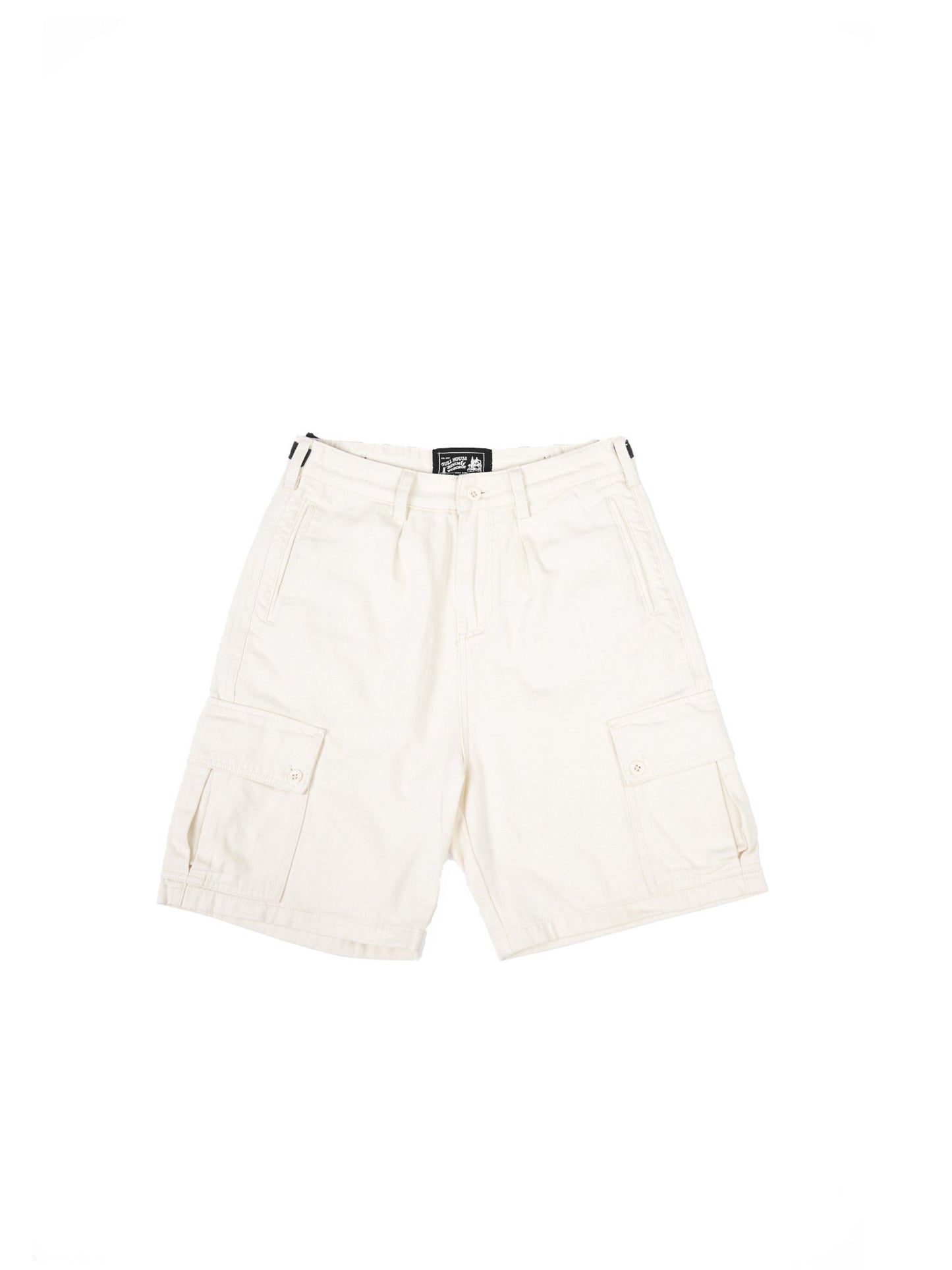 HBT04 Army Shorts 人字紋軍裝短褲 - Full House Denim & Workshop