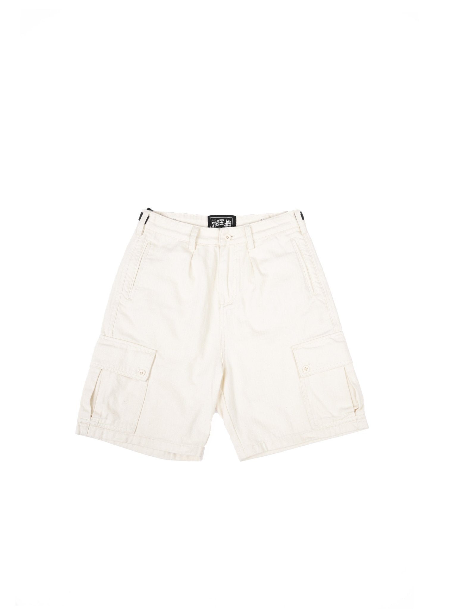 HBT04 Army Shorts 人字紋軍裝短褲 - Full House Denim & Workshop