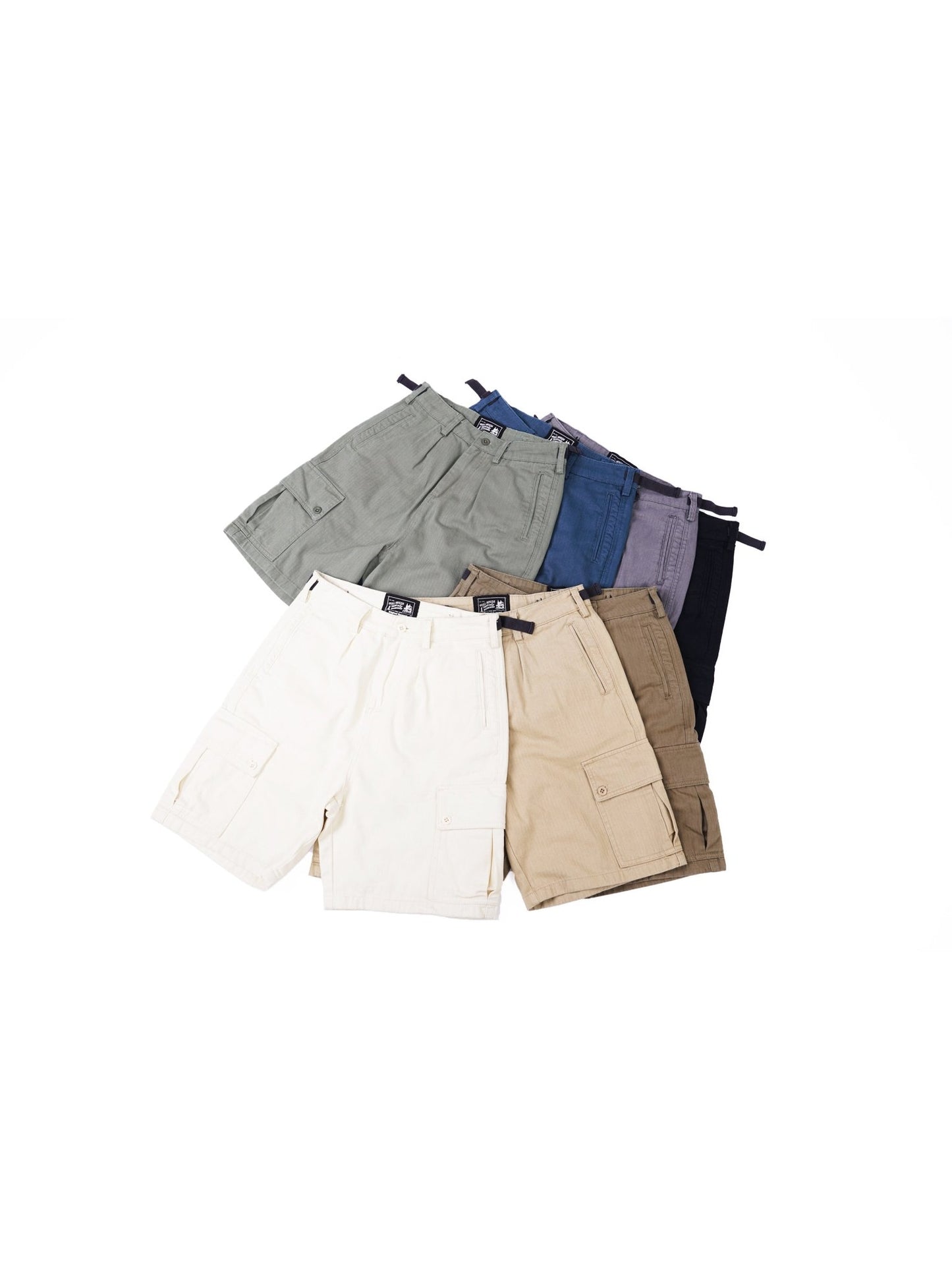 HBT04 Army Shorts 人字紋軍裝短褲 - Full House Denim & Workshop