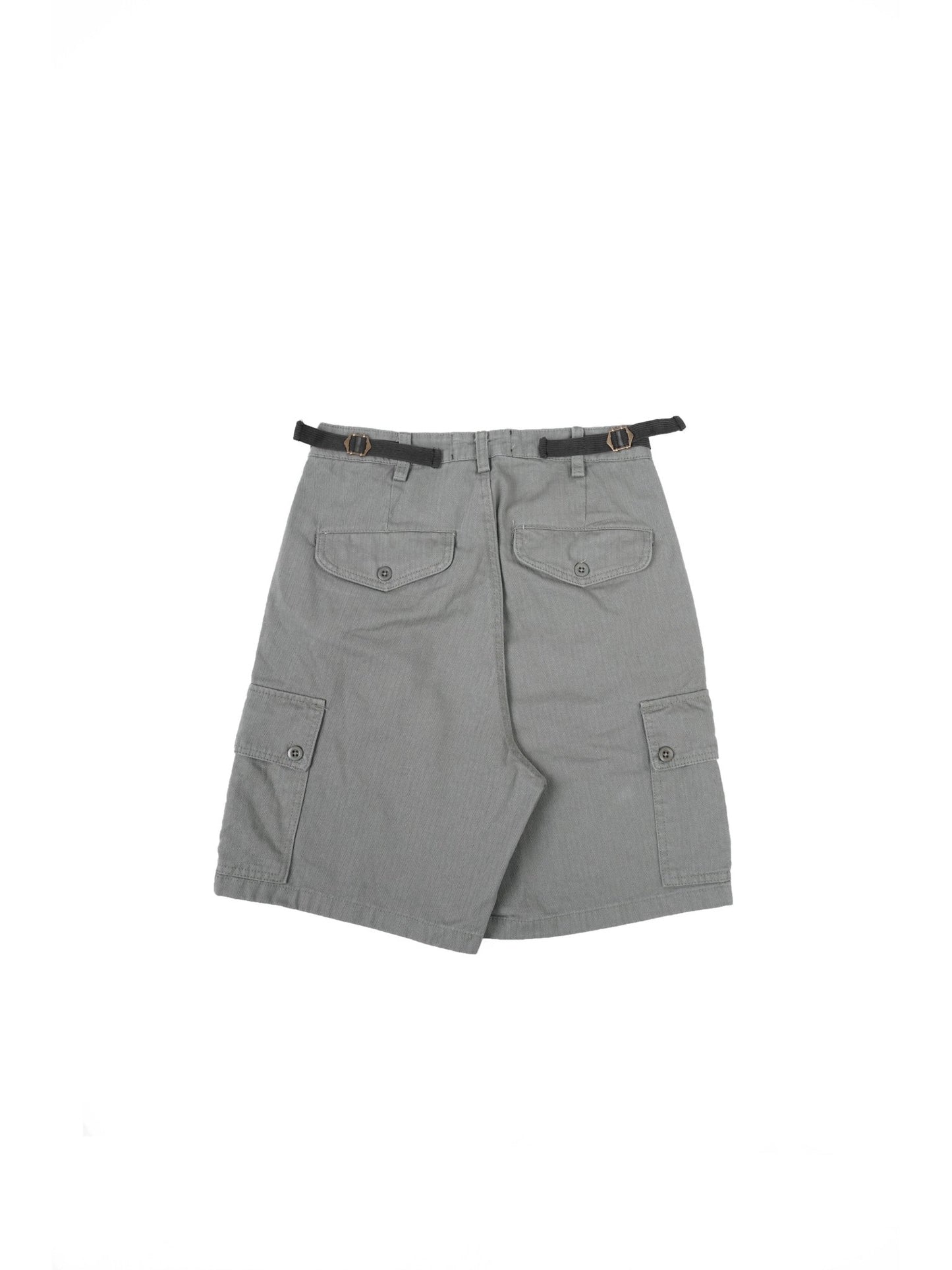 HBT04 Army Shorts 人字紋軍裝短褲 - Full House Denim & Workshop